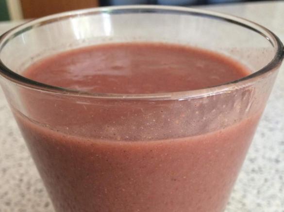Strawberry, Chia and Kombucha Smoothie