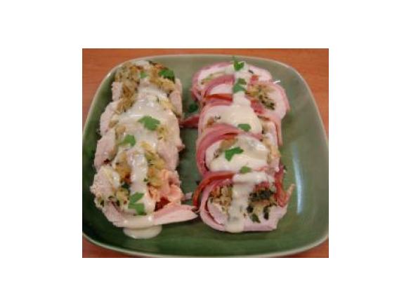 Chicken and Bacon Rolls