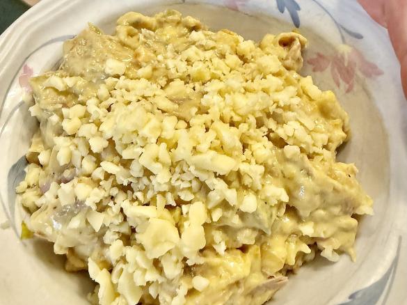 Cheesy Tuna Strudel Pasta