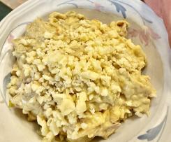 Cheesy Tuna Strudel Pasta