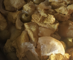 Moroccan-style Chicken with Olives and Preserved Lemons (No Tagine req'd)