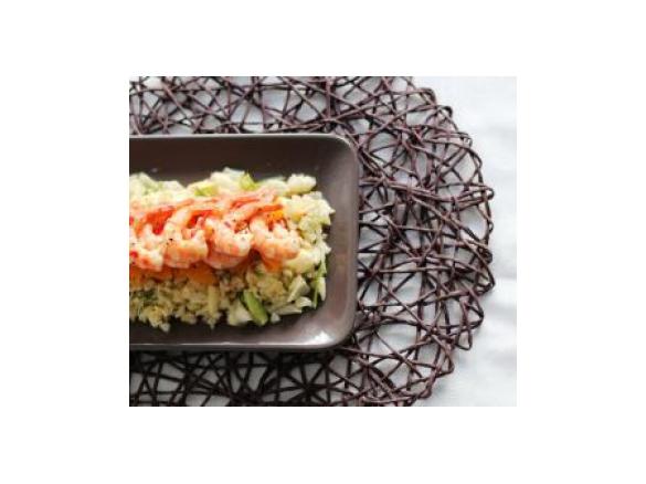 Prawn orange and fennel salad