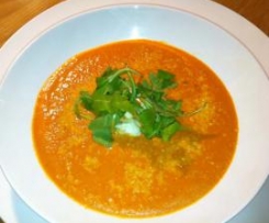 Creamed Tomato soup with Parmesan, Feta & Italian Herbs
