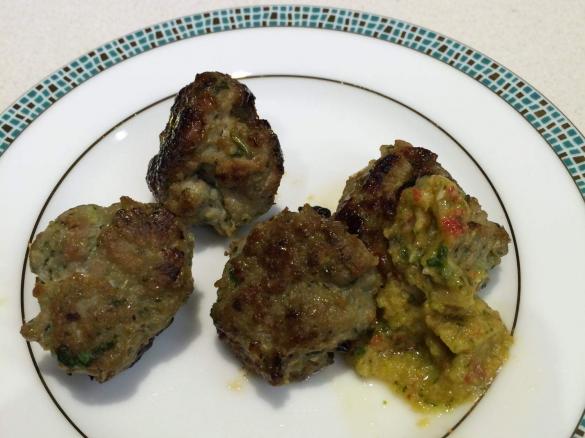 Thai Pork Balls with Chilli Dipping Sauce