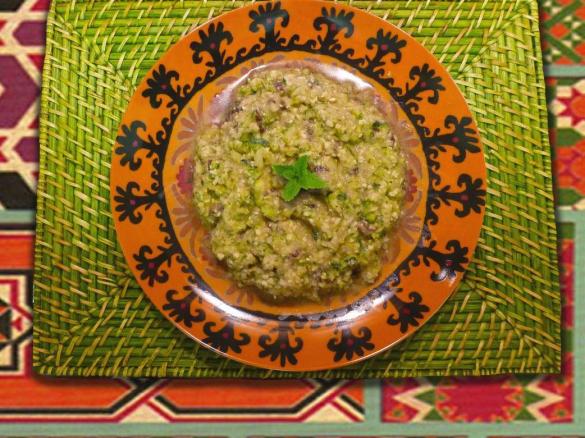 Moroccan-inspired zucchini salad