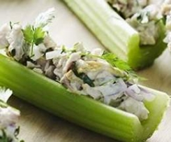 Celery & Chicken Boats