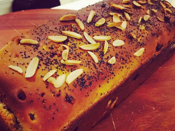 Fig, Hazelnut and Apricot Fruit Loaf