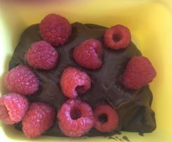 Raw avocado chocolate mousse