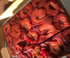 Upside down Plum Cake