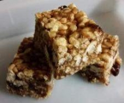 Rice Bubble Slice - Refined Sugar Free