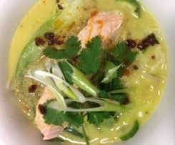 salmon laksa