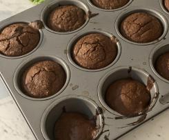 Chocolate, Zucchini and Espresso Muffins FODMAP friendly