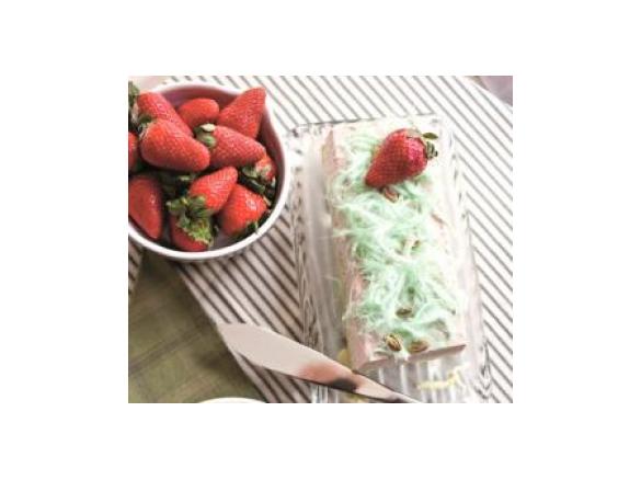 Pistachio and Strawberry Terrine