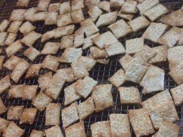 Almost fail proof crackers (Dairy, egg, nut free)