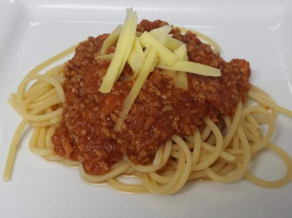 Bacony Spaghetti Bolognese