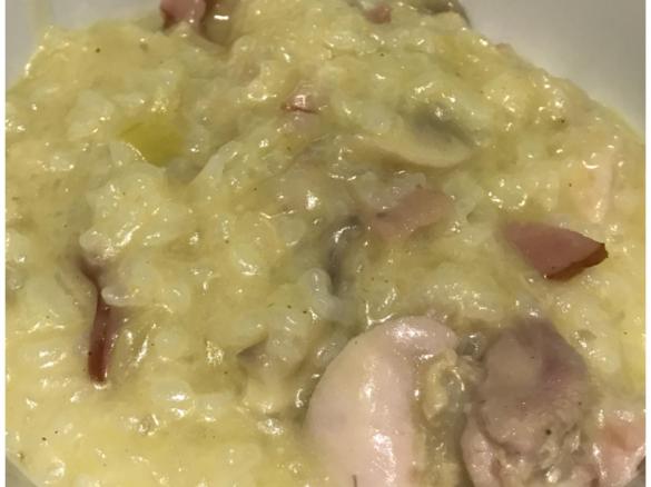 Chicken, Bacon and Mushroom Risotto
