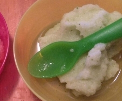 Cucumber and lemon sorbet