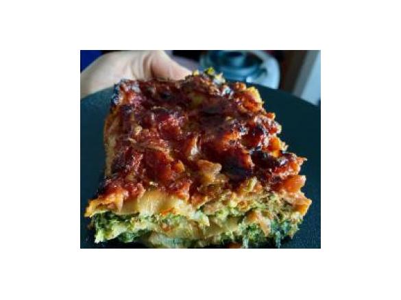 Ricotta & spinach lasagna