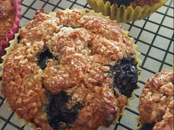 Blueberry & Lemon Bran Muffins