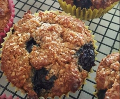 Blueberry & Lemon Bran Muffins