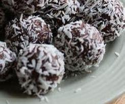 Healthy Chocolate, Coconut & Date Bliss Balls