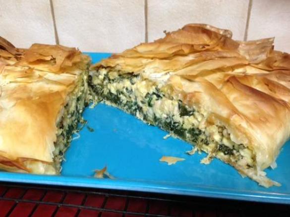 Jamie Oliver's Spinach and Feta Filo Pie