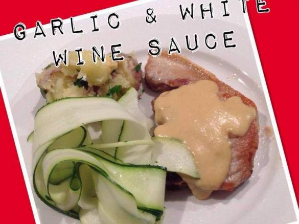 GARLIC & WHITE WINE SAUCE