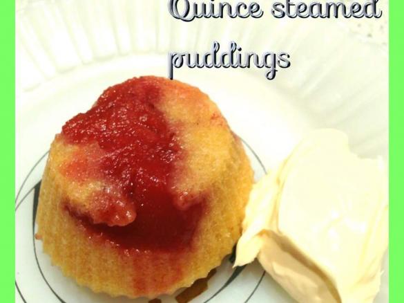 quince steamed pudding