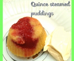 quince steamed pudding
