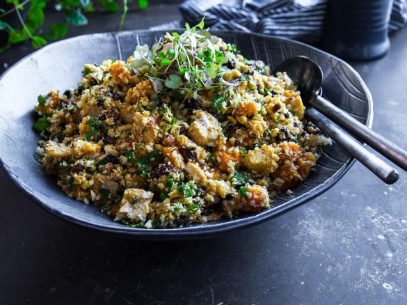 Moroccan cauliflower 'çous cous' salad - Fouad Kassab