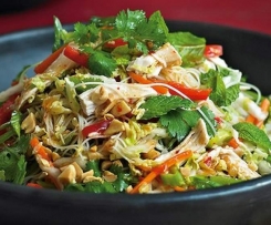 Vietnamese chicken noodle salad