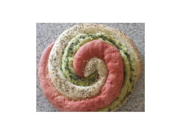 Festive Beetroot, Herb and Dukkah Loaf