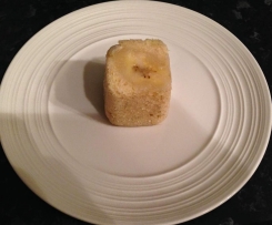 steamed banana cupcakes