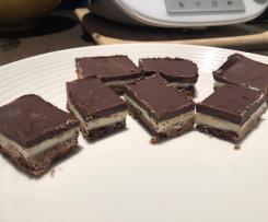 Chocolate Peppermint Slice (old fashioned)