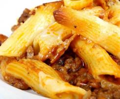 Mince & veggie pasta bake