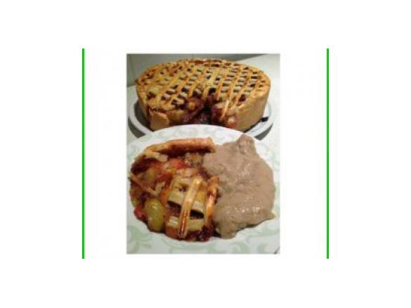  Fruit Salad Pie with Fruit salad Custard