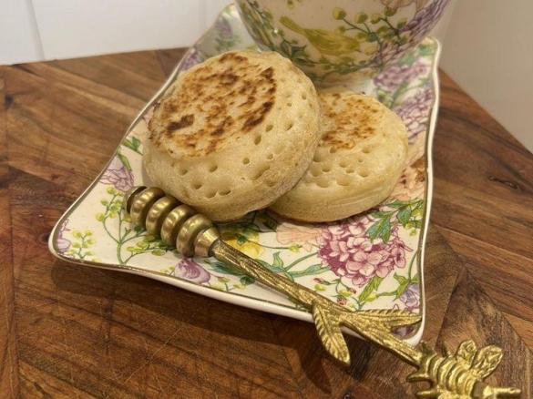 Free Sourdough Discard Crumpets