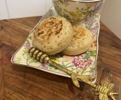 Free Sourdough Discard Crumpets