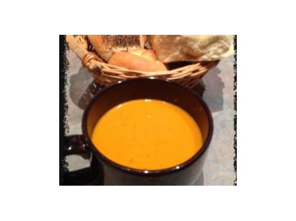 Tomato, Basil and Cheddar Soup