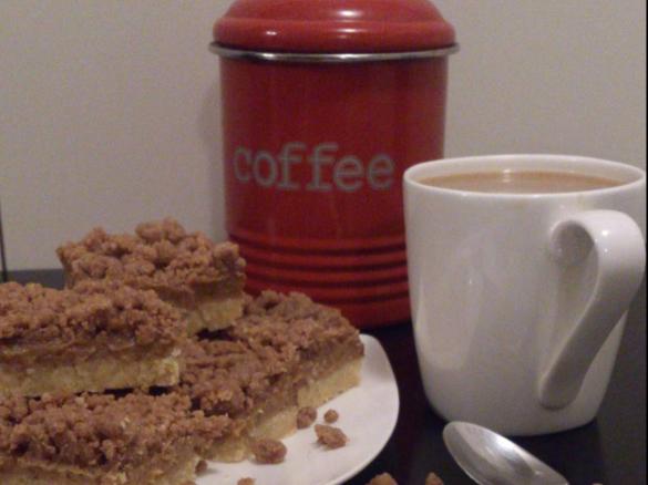 Coffee Streusel Slice