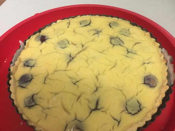 Black Cherry Brulee Tart