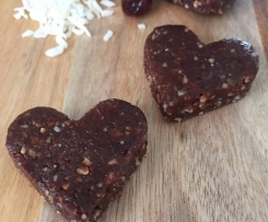 Heart Shaped Bliss Balls - Nut Free