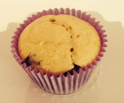 Banana coconut choc chip muffin