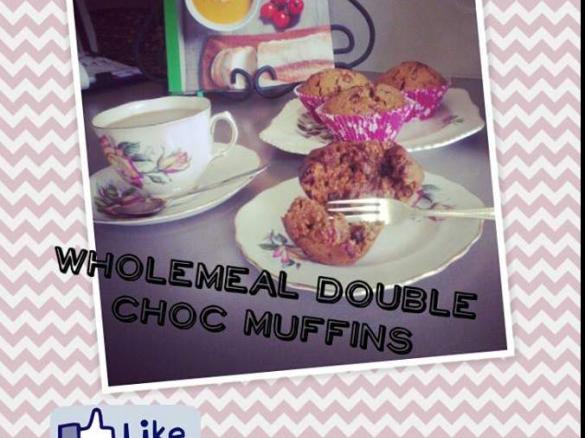 Wholemeal Double Choc Muffins