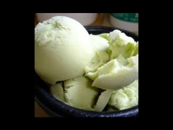 Pistachio and Avacado Gelato