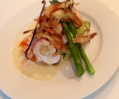 Clone of Steph's Steamed Prosciutto Wrapped Chicken Breast with Peta's Creamy Garlic Sauce