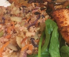 AIP Bacon Coleslaw Stir Fry Autoimmune Protocol