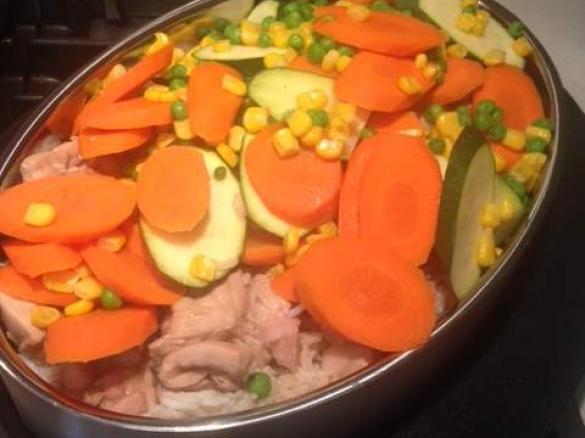 Varoma Teriyaki Chicken with Rice & Vegetables