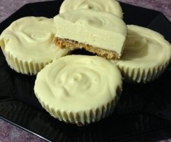 Mini Frozen Lemon Cheesecakes