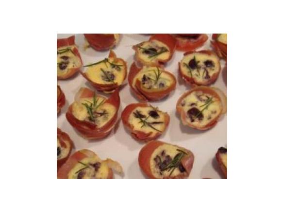Prosciutto Quiche Cups